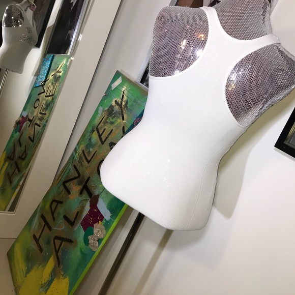 “AWESOME” DIAMOND RACERBACK TOP (NEW) - Picture 6 of 7